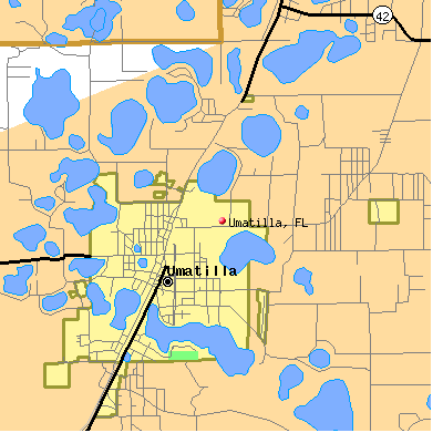 Umatilla map