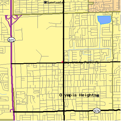 University Park map