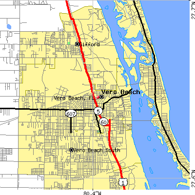 Vero Beach map