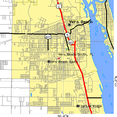 Vero Beach South map