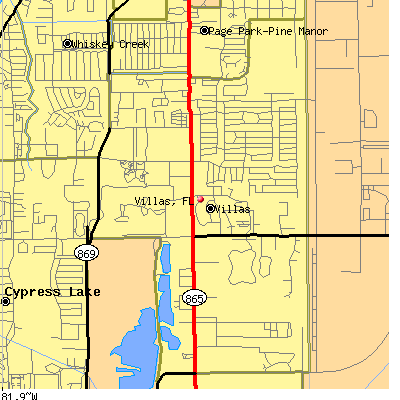 Villas map
