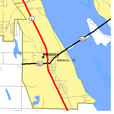 Wabasso map