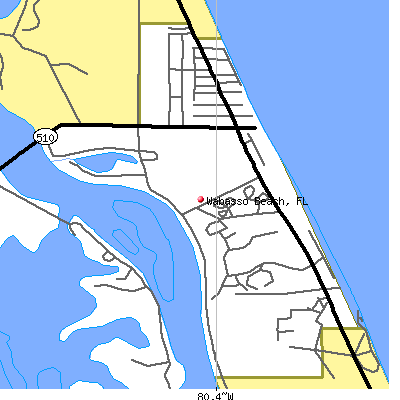 Wabasso Beach map