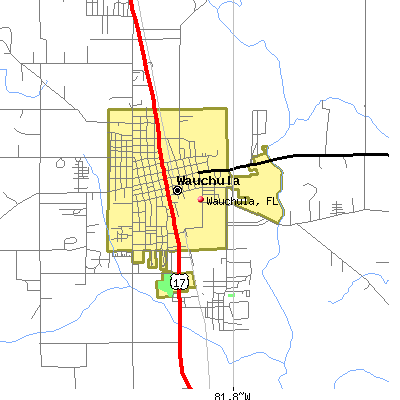 Wauchula map