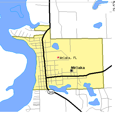 Welaka map