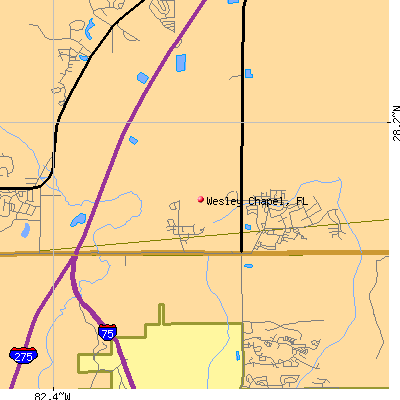 Wesley Chapel map