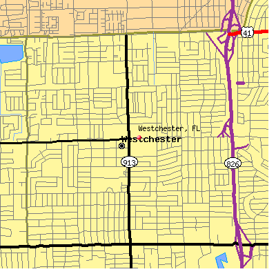 Westchester map