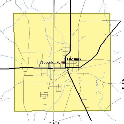Slocomb map