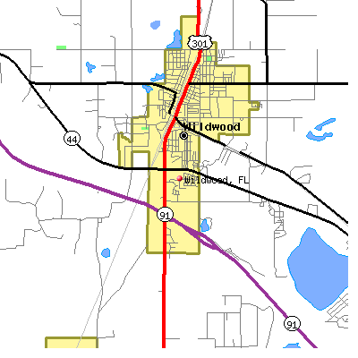 Wildwood map