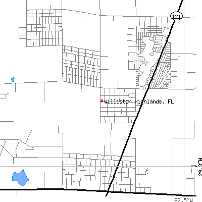 Williston Highlands map