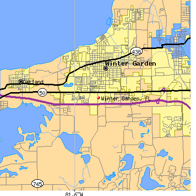 Winter Garden map