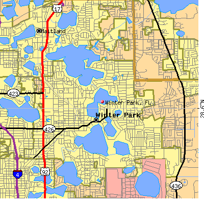 Winter Park map