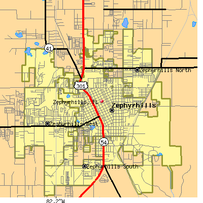 Zephyrhills map