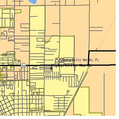 Zephyrhills North map