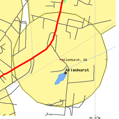 Allenhurst map