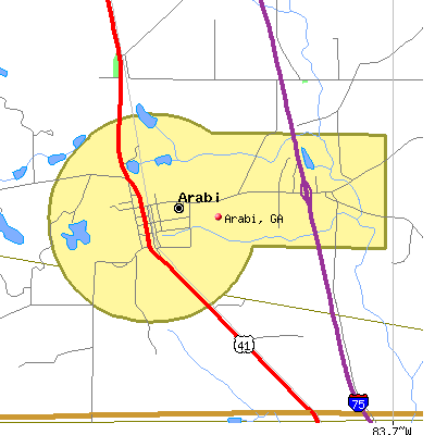 Arabi map