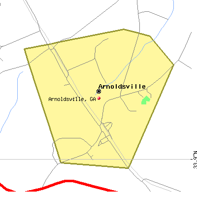 Arnoldsville map