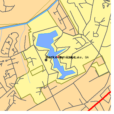 Berkeley Lake map