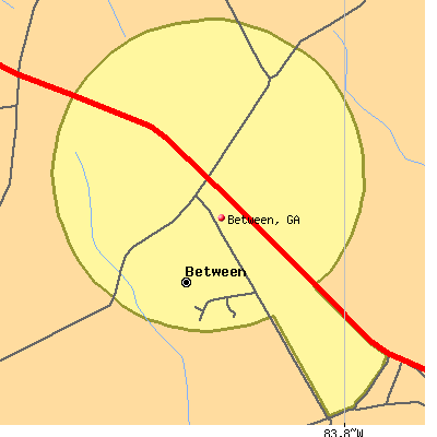 Between map