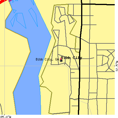 Bibb City map