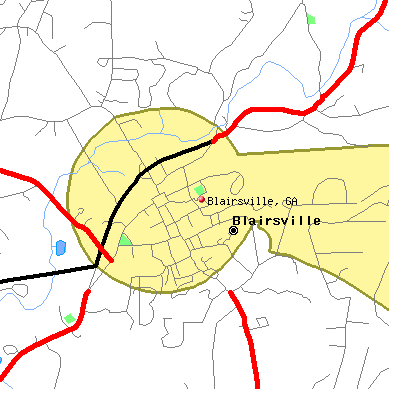 Blairsville map