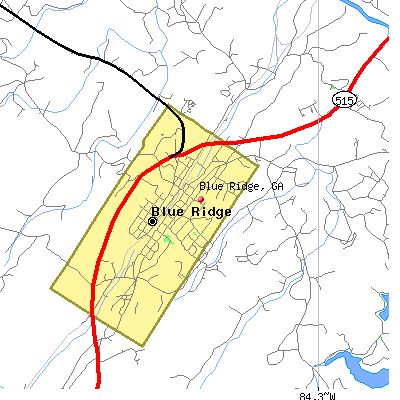 Blue Ridge map