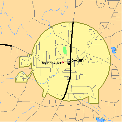 Bowdon map