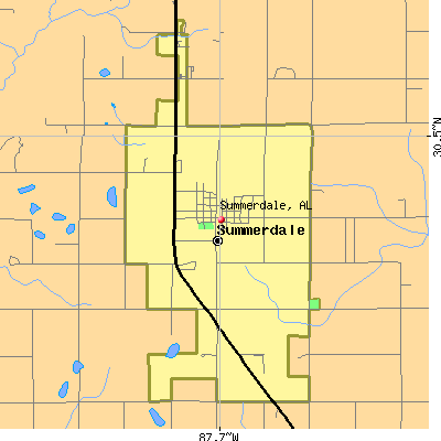 Summerdale map