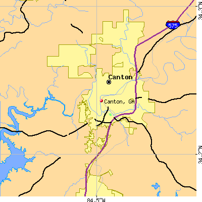 Canton map