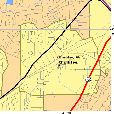 Chamblee map