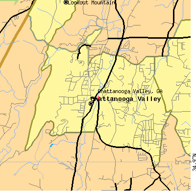 Chattanooga Valley map