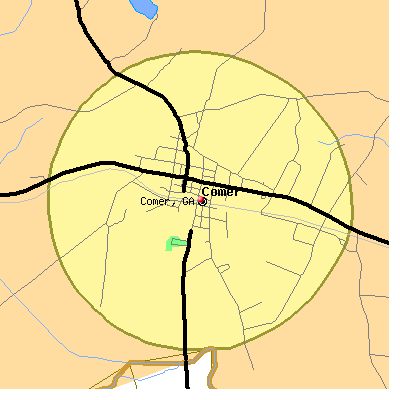Comer map