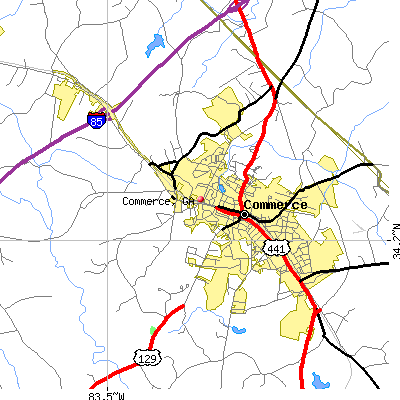 Commerce map