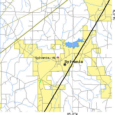 Sylvania map
