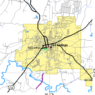 Talladega map