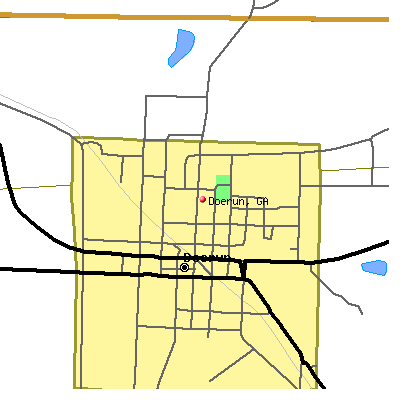 Doerun map