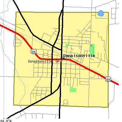 Donalsonville map