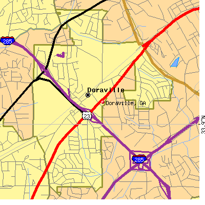 Doraville map