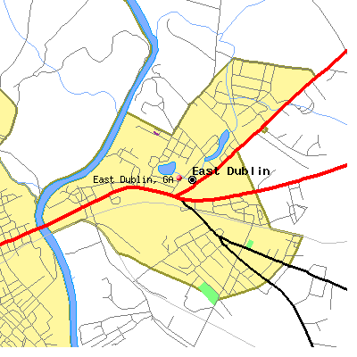 East Dublin map