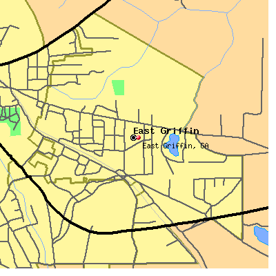 East Griffin map