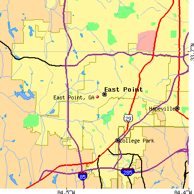 East Point map