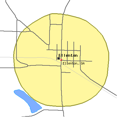 Ellenton map