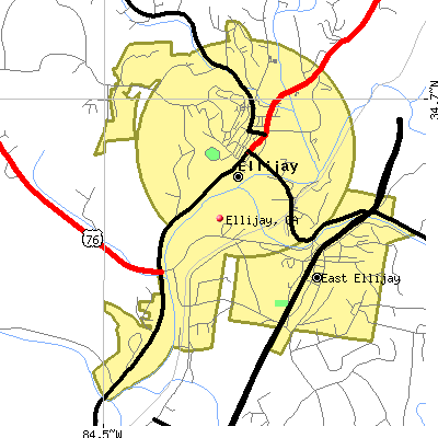 Ellijay map