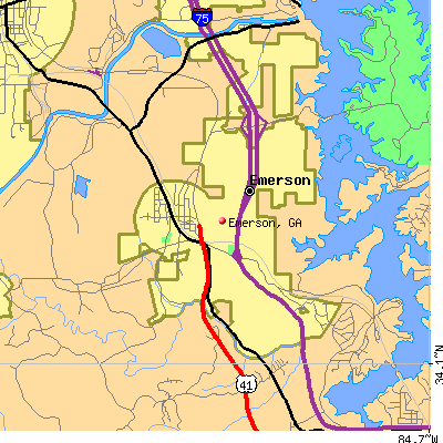 Emerson map