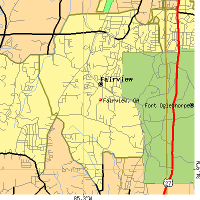 Fairview map