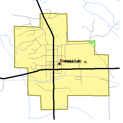 Thomaston map