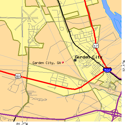 Garden City map