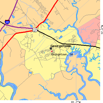 Georgetown map