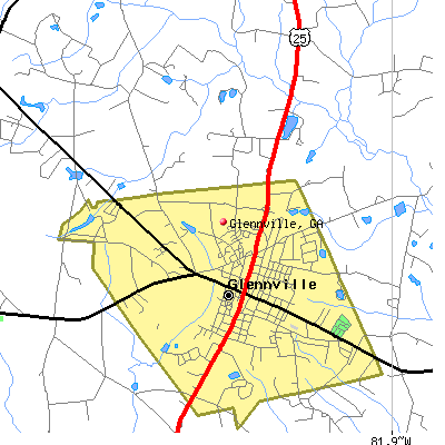 Glennville map