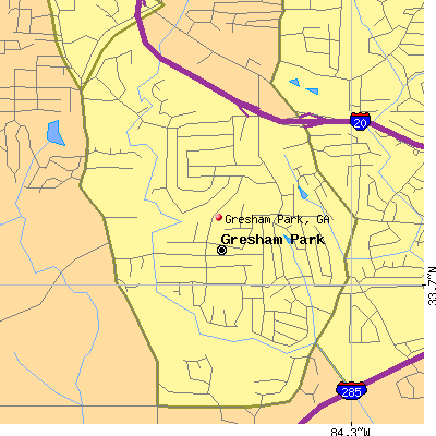 Gresham Park map